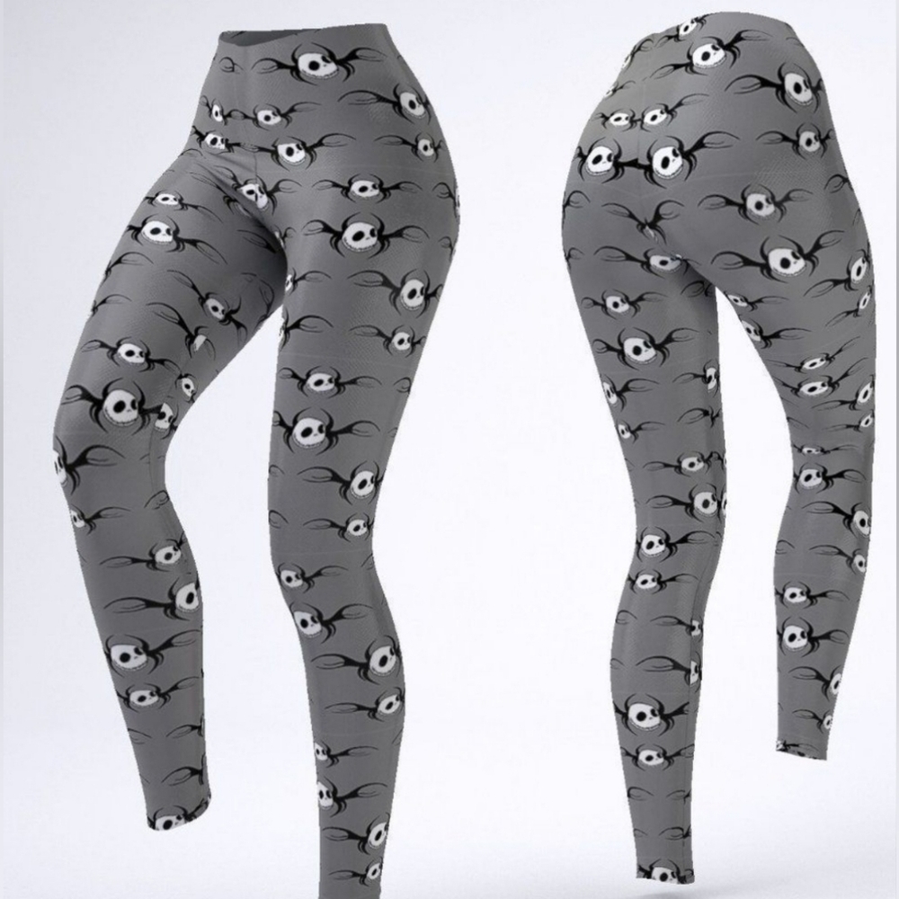 Jack Shellington Nightmare Before Christmas leggings. PLUS